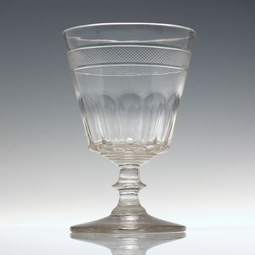 GEORGIAN 19TH CENTURY BUCKET BOWL GLASS RUMMERS C1820 - ADDITIONAL PHOTO 1