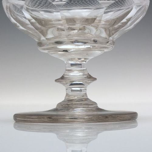 19TH CENTURY ANGLO IRISH GLASS RUMMER C1830 - ADDITIONAL PHOTO 2