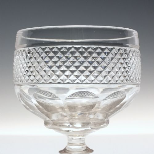 19TH CENTURY ANGLO IRISH GLASS RUMMER C1830 - ADDITIONAL PHOTO 3