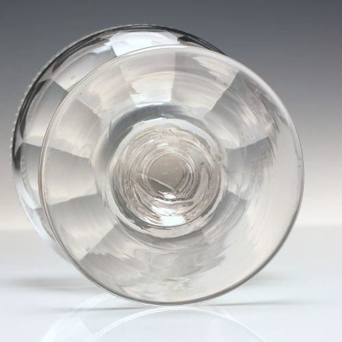 19TH CENTURY ANGLO IRISH GLASS RUMMER C1830 - ADDITIONAL PHOTO 5