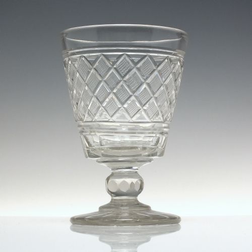 19TH CENTURY ANGLO IRISH GLASS RUMMER C1820 - ADDITIONAL PHOTO 1