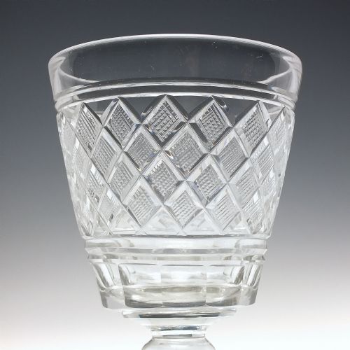 19TH CENTURY ANGLO IRISH GLASS RUMMER C1820 - ADDITIONAL PHOTO 3