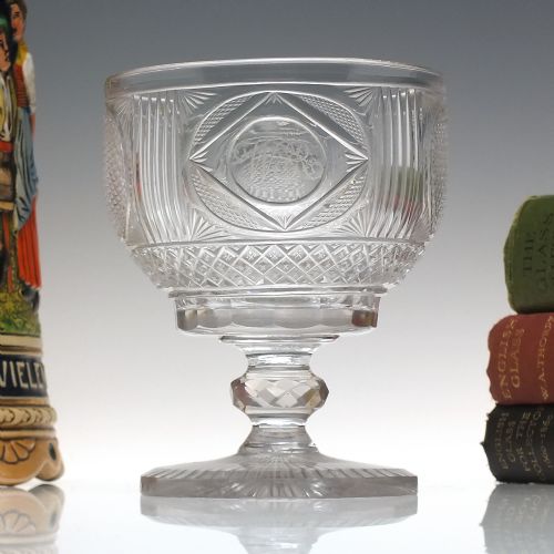 rare 19th century anglo irish glass rummer c1830 - CATEGORY: ANTIQUE GLASS - DATED 1850