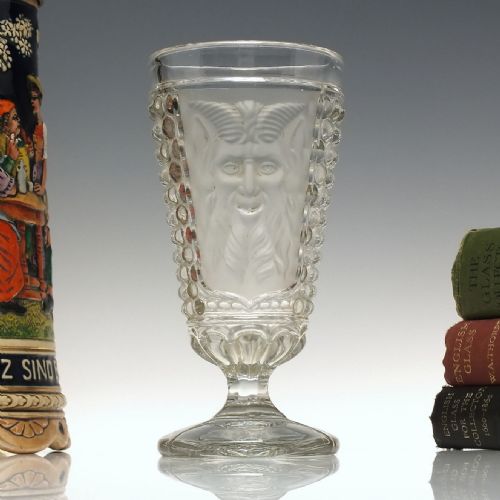 victorian s reich co pan moulded ale glass c18801900 - CATEGORY: ANTIQUE GLASS - DATED 1880