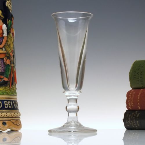 19th century deceptive ale glass c1810 - CATEGORY: ANTIQUE GLASS - DATED 1800