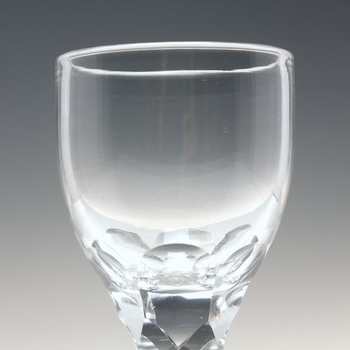 FACET CUT GEORGIAN FIRING GLASS C1780 - ADDITIONAL PHOTO 3