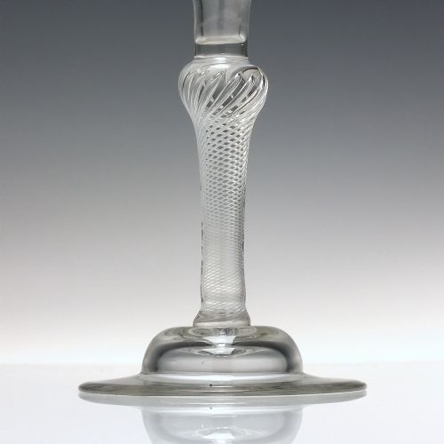 TALL VICTORIAN AIR TWIST CHAMPAGNE FLUTE C1900 - ADDITIONAL PHOTO 3