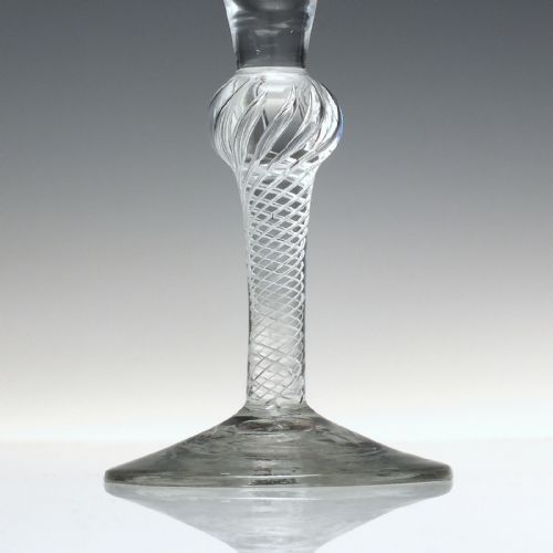 GEORGIAN AIR TWIST WINE GLASS C1750 - ADDITIONAL PHOTO 2
