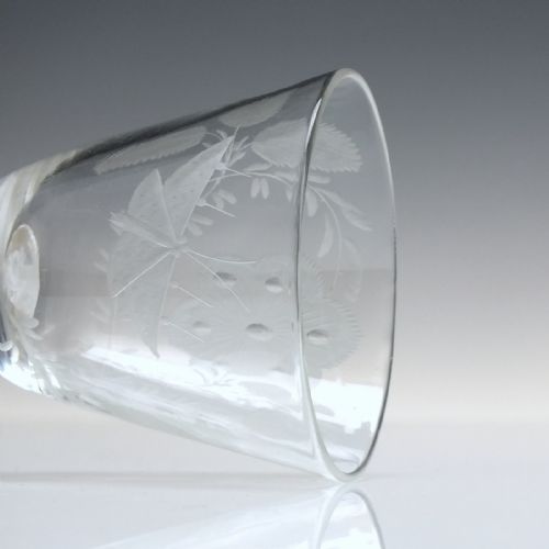 GEORGIAN JACOBITE SYMPATHY OPAQUE TWIST WINE GLASS C1760 - ADDITIONAL PHOTO 8