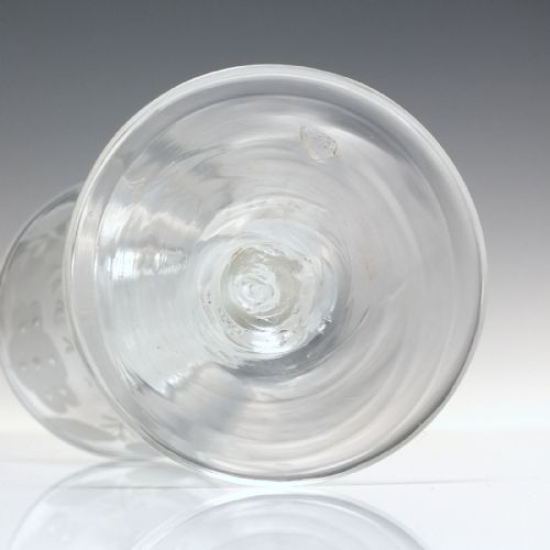 GEORGIAN JACOBITE SYMPATHY OPAQUE TWIST WINE GLASS C1760 - ADDITIONAL PHOTO 9