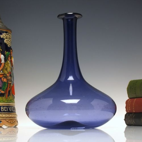 rare georgian purple amethyst glass mell decanter c1830 - CATEGORY: ANTIQUE GLASS - DATED 1800