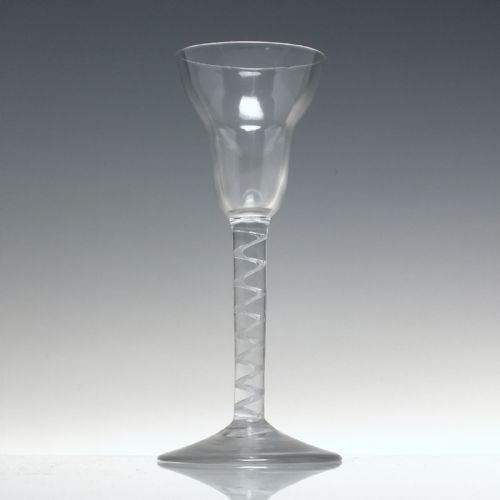 PAN TOP 18TH CENTURY SINGLE SERIES AIR TWIST WINE GLASS C1750 - ADDITIONAL PHOTO 1