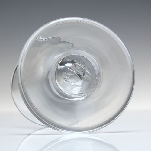 18TH CENTURY MASONIC PLUMB LINE ENGRAVED FIRING GLASS C1760 - ADDITIONAL PHOTO 4