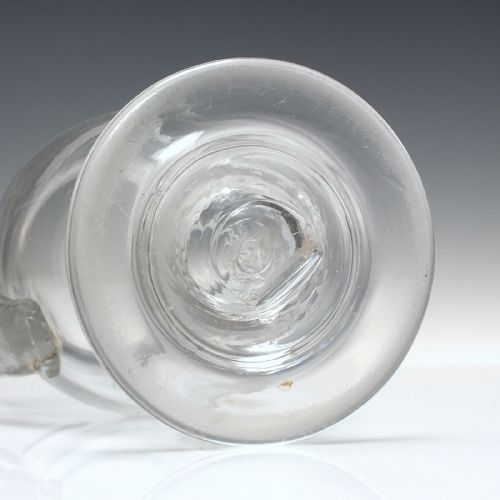 18TH CENTURY ENGRAVED GLASS ALE JUG C1780 - ADDITIONAL PHOTO 7