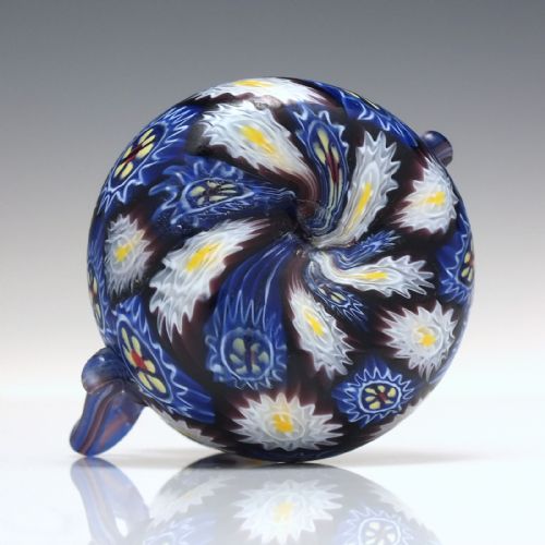 FRATELLI TOSO VENETIAN GLASS HANDLED VASE C1900 - ADDITIONAL PHOTO 2