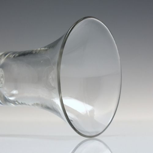 GEORGIAN 18TH CENTURY COMPOSITE WINE GLASS C1750 - ADDITIONAL PHOTO 5