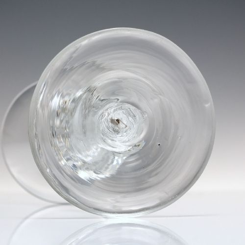 GEORGIAN 18TH CENTURY COMPOSITE WINE GLASS C1750 - ADDITIONAL PHOTO 6