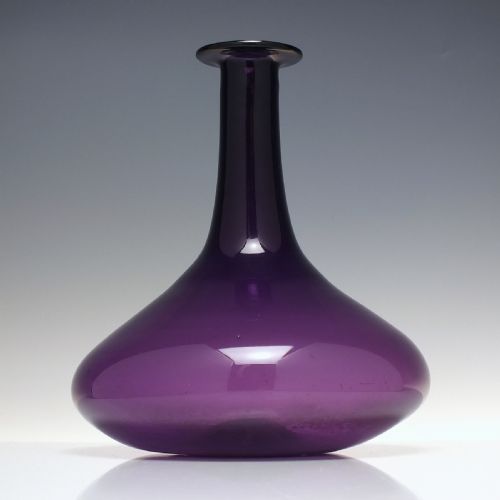 georgian amethyst glass mell decanter c1830 - CATEGORY: ANTIQUE GLASS - DATED 1850