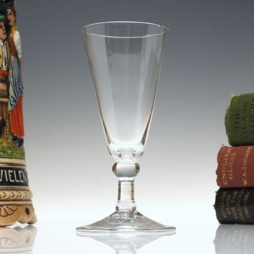 georgian balustroid ale glass c1780 - CATEGORY: ANTIQUE GLASS - DATED 1750