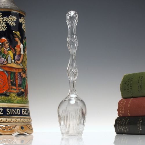 very rare 19th century glass toddy lifter c1820 - CATEGORY: ANTIQUE GLASS - DATED 1800
