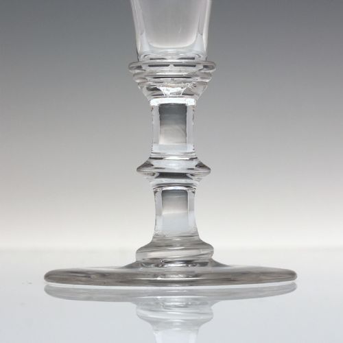 PAIR ELEGANT GEORGIAN CHAMPAGNE OR ALE FLUTE GLASSES C1830 - ADDITIONAL PHOTO 1