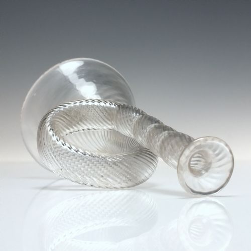 ANTIQUE VICTORIAN WRYTHEN GLASS HORN C1860 - ADDITIONAL PHOTO 5