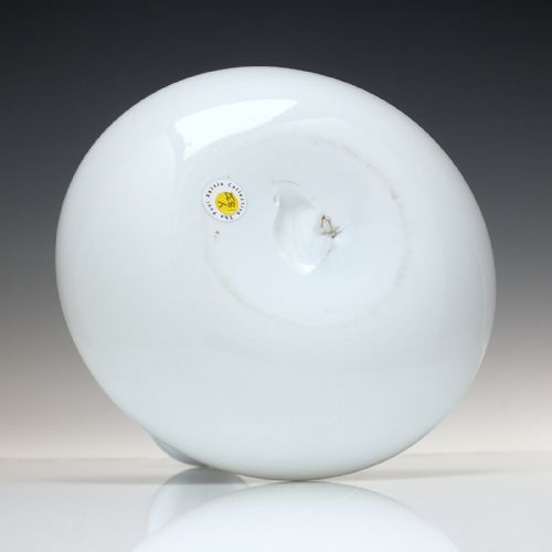 RARE WHITE MILK GLASS MELL DECANTER C1850 - ADDITIONAL PHOTO 3