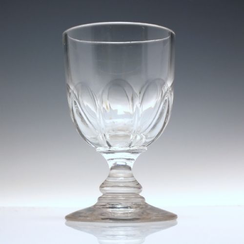 ANTIQUE VICTORIAN GLASS RUMMER C1850 - ADDITIONAL PHOTO 1