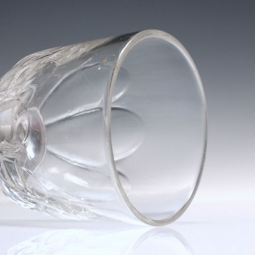 ANTIQUE VICTORIAN GLASS RUMMER C1850 - ADDITIONAL PHOTO 3