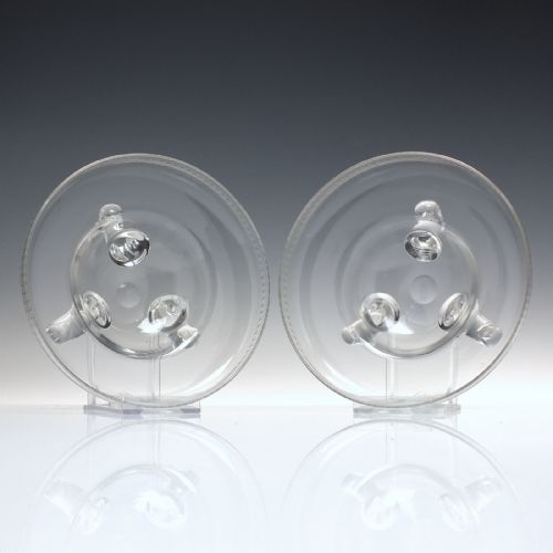 pair victorian bon bon glass dishes c1900 - CATEGORY: ANTIQUE GLASS - DATED 1900