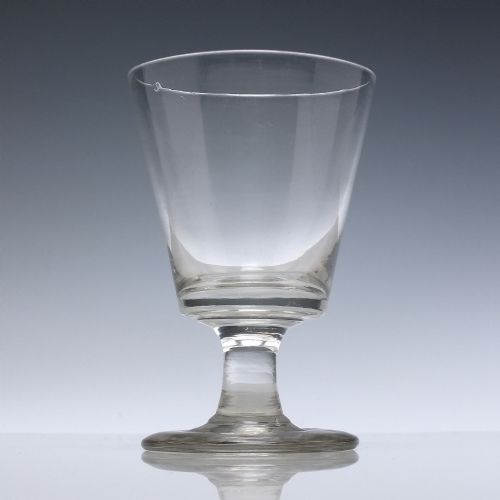 19th century bucket bowl georgian glass rummer c1840 - CATEGORY: ANTIQUE GLASS - DATED 1850
