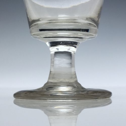 19TH CENTURY BUCKET BOWL GEORGIAN GLASS RUMMER C1840 - ADDITIONAL PHOTO 2