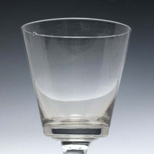 19TH CENTURY BUCKET BOWL GEORGIAN GLASS RUMMER C1840 - ADDITIONAL PHOTO 3
