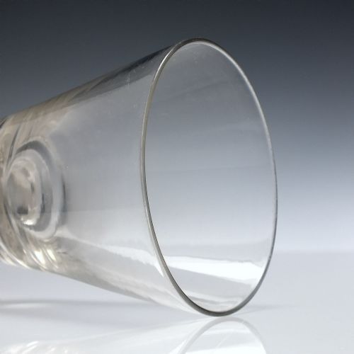19TH CENTURY BUCKET BOWL GEORGIAN GLASS RUMMER C1840 - ADDITIONAL PHOTO 4