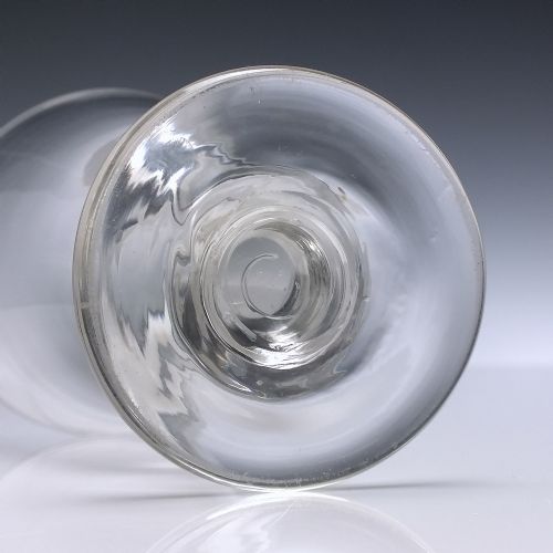 19TH CENTURY BUCKET BOWL GEORGIAN GLASS RUMMER C1840 - ADDITIONAL PHOTO 5
