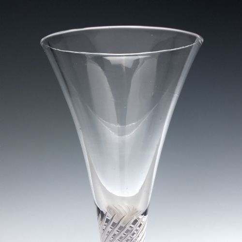 GEORGIAN MULTI SPIRAL AIR TWIST WINE GLASS C1750 - ADDITIONAL PHOTO 3