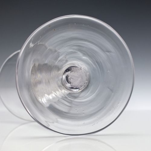 GEORGIAN MULTI SPIRAL AIR TWIST WINE GLASS C1750 - ADDITIONAL PHOTO 4