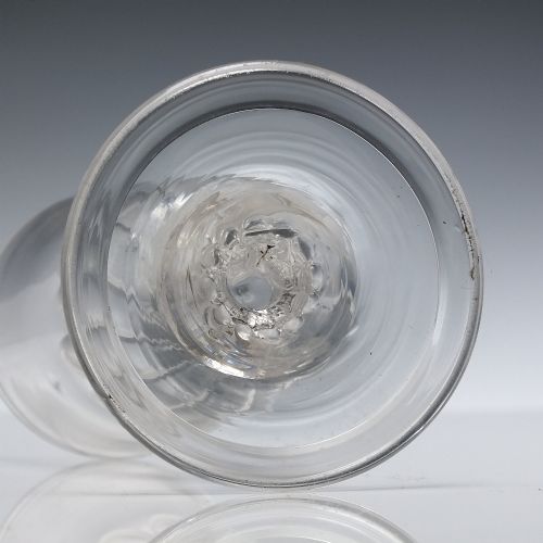 GEORGIAN ALE GLASS WITH FOLDED FOOT C1780 - ADDITIONAL PHOTO 5