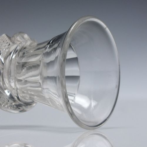 GEORGIAN THISTLE DRAM GLASS C1820 - ADDITIONAL PHOTO 3