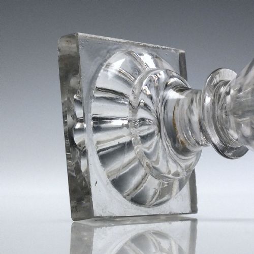 PAIR OF GEORGIAN LEMON SQUEEZER ENGRAVED GLASS RUMMERS C1800 - ADDITIONAL PHOTO 3