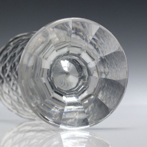 PAIR 18TH CENTURY FACET CUT JELLY GLASSES C1790 - ADDITIONAL PHOTO 4