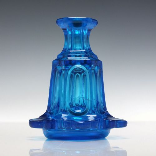 19TH CENTURY BOHEMIAN BLUE PERFUME BOTTLE C1850 - ADDITIONAL PHOTO 2