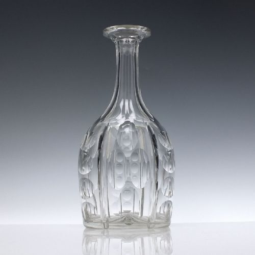 19TH CENTURY VICTORIAN GLASS DECANTER C1870 - ADDITIONAL PHOTO 1