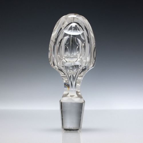 19TH CENTURY VICTORIAN GLASS DECANTER C1870 - ADDITIONAL PHOTO 5