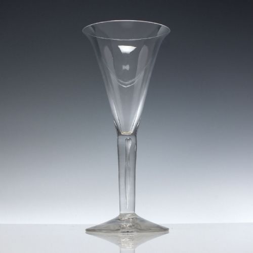 FOUR 19TH CENTURY PLAIN STEM WINE GLASSES C1880 - ADDITIONAL PHOTO 1