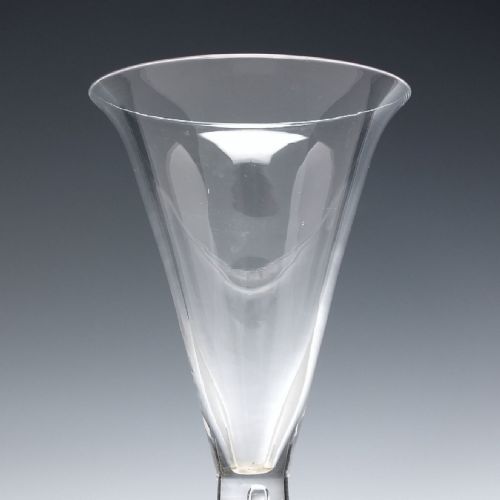 FOUR 19TH CENTURY PLAIN STEM WINE GLASSES C1880 - ADDITIONAL PHOTO 2