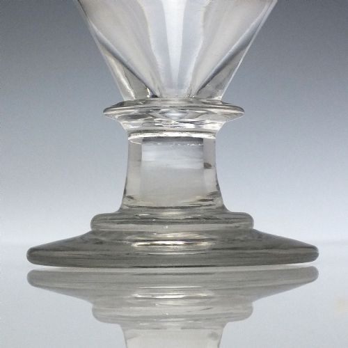 PAIR OF 19TH CENTURY GLASS RUMMERS C1850 - ADDITIONAL PHOTO 2
