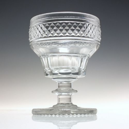 LARGE PAIR GEORGIAN REGENCY ANGLO IRISH RUMMER GLASSES C181020 - ADDITIONAL PHOTO 1