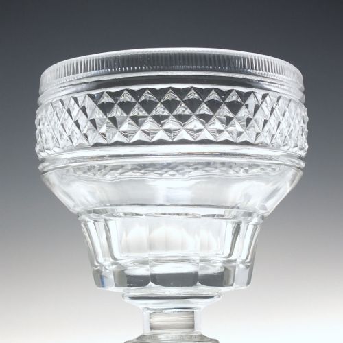LARGE PAIR GEORGIAN REGENCY ANGLO IRISH RUMMER GLASSES C181020 - ADDITIONAL PHOTO 2