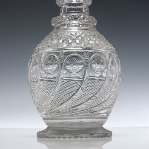 PAIR GEORGIAN SCOTTISH GLASS SPIRIT DECANTERS C182530 - ADDITIONAL PHOTO 2